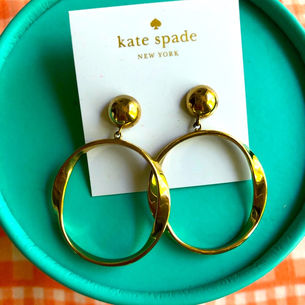 Kate Spade Gold Hoop Earrings